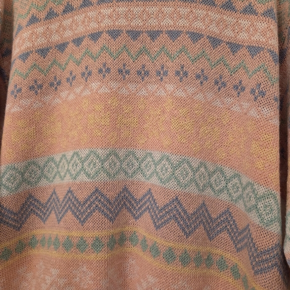 Colorful Geometric Pattern Sweater - Picture 2 of 5
